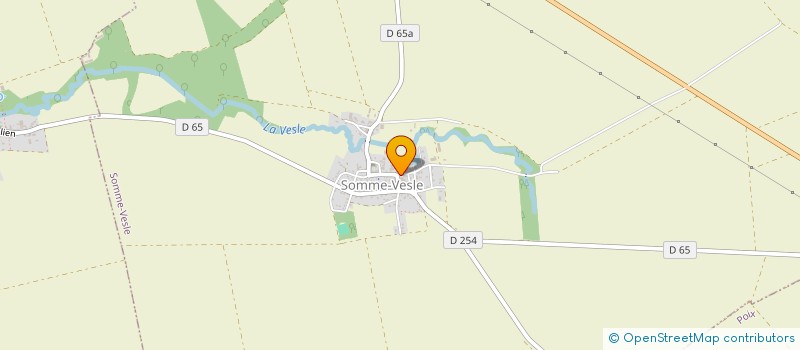 localisation de l'entreprise LES VALLEES DE LEN  SOMME-VESLE