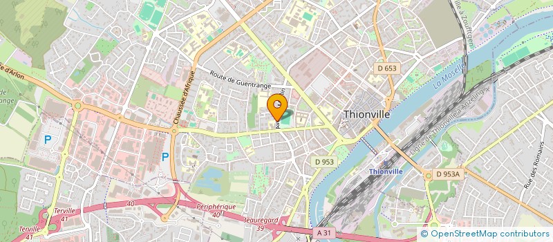 localisation de l'entreprise LES VALLERGUES à THIONVILLE