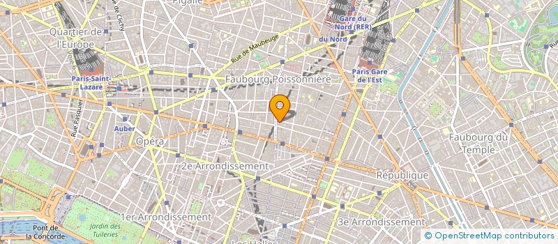 localisation de l'entreprise LES VALLES  PARIS