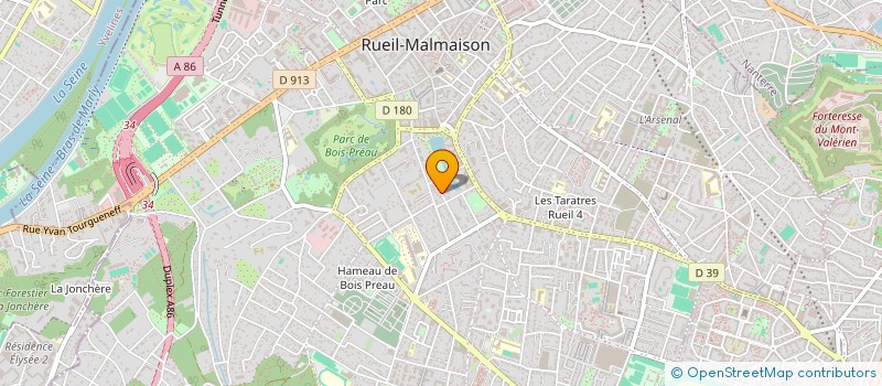 localisation de l'entreprise LES VALLEUR à RUEIL-MALMAISON