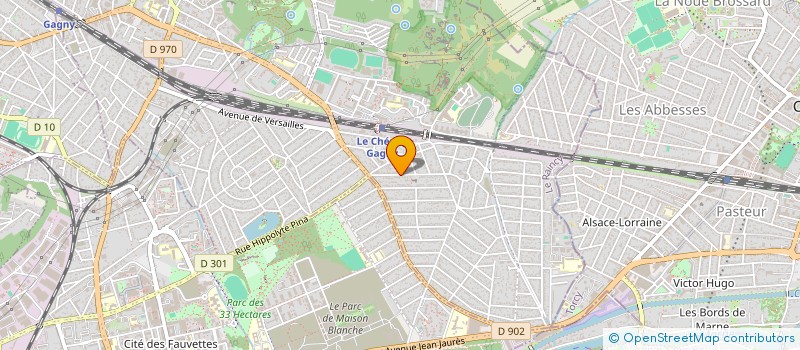 localisation de l'entreprise LES VALORISTES à GAGNY