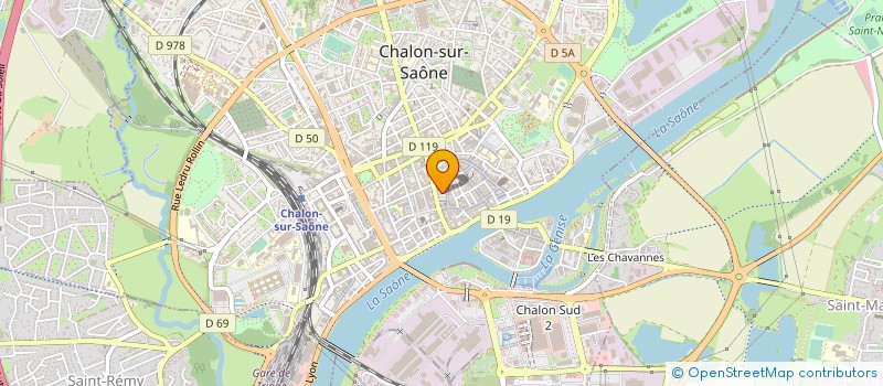 localisation de l'entreprise LES VALOTTES  CHALON-SUR-SAONE