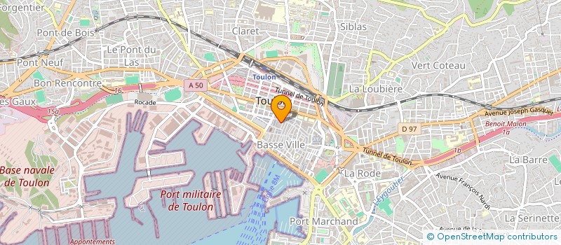 localisation de l'entreprise LES VALSEUSES  TOULON