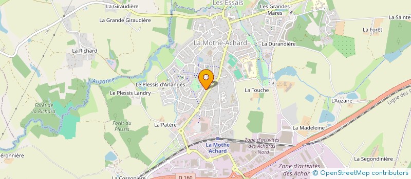 localisation de l'entreprise LES VAMICKAS à LES ACHARDS