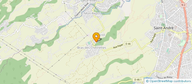 localisation de l'entreprise LES VANILLES DU GRAND HAZIER à SAINT-ANDRE
