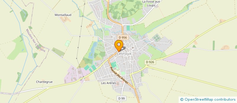 localisation de l'entreprise LES VANNEAUX à LEVROUX