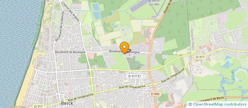 localisation de l'entreprise LES VANNEAUX  BERCK