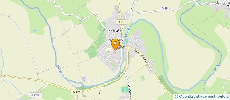 localisation de l'entreprise LES VANNIERS DE LA SEILLE  NOMENY