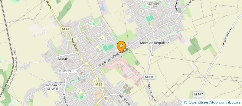 localisation de l'entreprise LES VANS  ANNULLIN