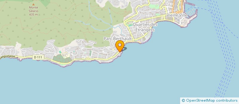 localisation de l'entreprise LES VANS DU GOLFE  AJACCIO