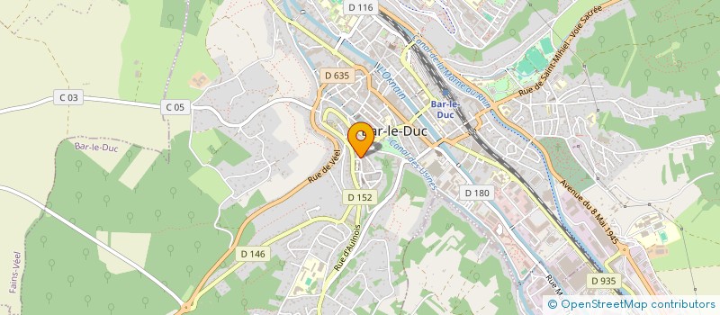 localisation de l'entreprise LES VARENNES à BAR-LE-DUC