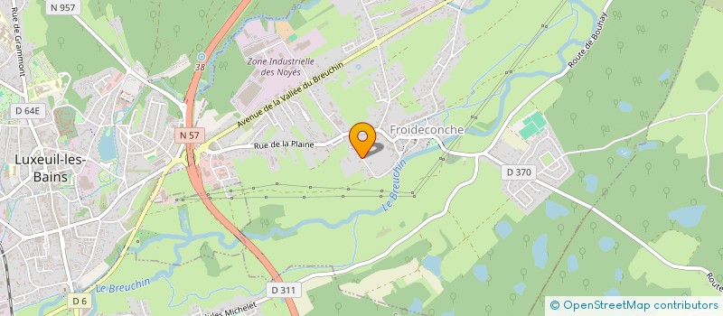 localisation de l'entreprise LES VARENNES  FROIDECONCHE