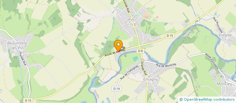 localisation de l'entreprise LES VARENNES  PIN