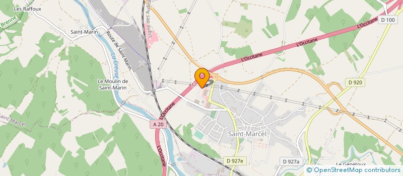 localisation de l'entreprise LES VARENNES à SAINT-MARCEL