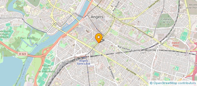 localisation de l'entreprise LES VARIETES à ANGERS