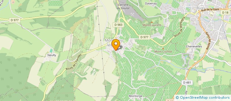 localisation de l'entreprise LES VARIGNYS à MONTAGNY-LES-BUXY