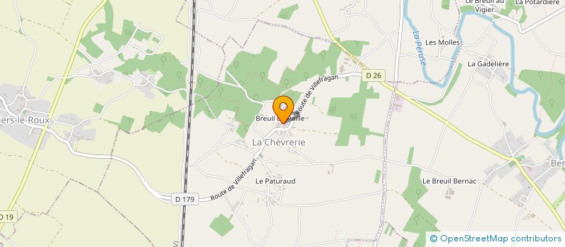 localisation de l'entreprise LES VARIO à LA CHEVRERIE