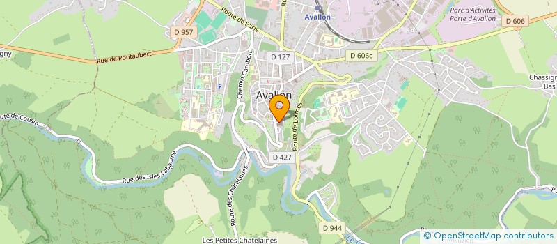 localisation de l'entreprise LES VAUDOIS à AVALLON