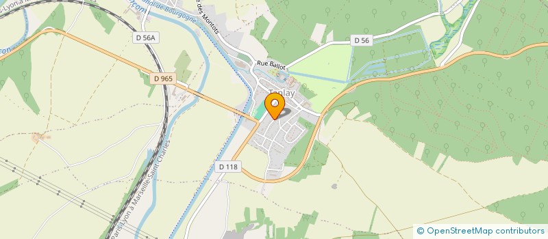 localisation de l'entreprise LES VAUX CLOS  TANLAY