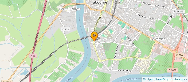 localisation de l'entreprise LES VEILLEURS  LIBOURNE
