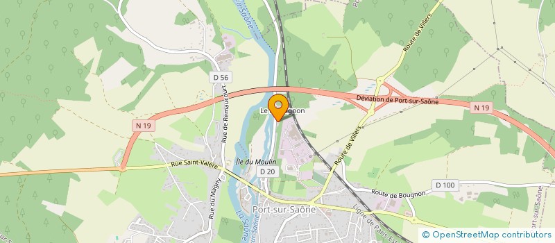 localisation de l'entreprise LES VEILLEURS D'ENTRE DEUX MONDES à PORT-SUR-SAONE
