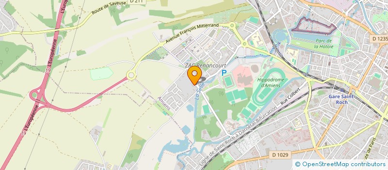 localisation de l'entreprise LES VEILLEURS DE SAMAROBRIVA  AMIENS