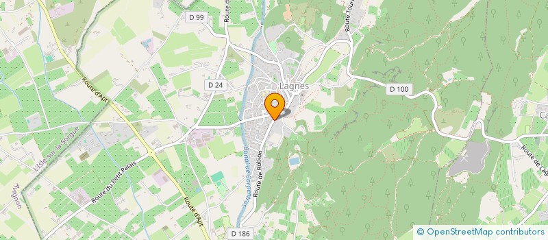 localisation de l'entreprise LES VELLUNES  LAGNES