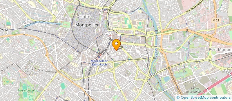 localisation de l'entreprise LES VELOPOLITAINS à MONTPELLIER