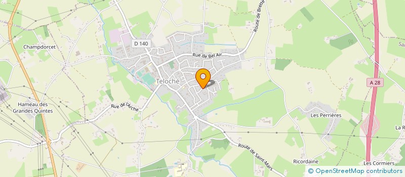 localisation de l'entreprise LES VELOS 6 RAPTORS  TELOCHE