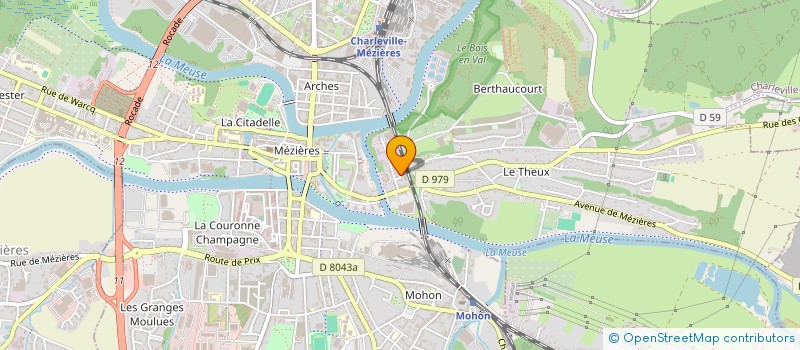 localisation de l'entreprise LES VELOS D'ARTHUR  CHARLEVILLE-MEZIERES