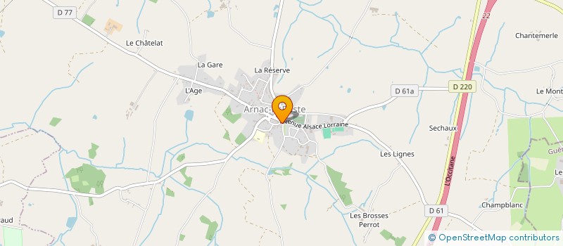 localisation de l'entreprise LES VELOS DE JACQUES à ARNAC-LA-POSTE