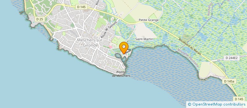 localisation de l'entreprise LES VELOS DE L'ESTUAIRE  MESCHERS-SUR-GIRONDE