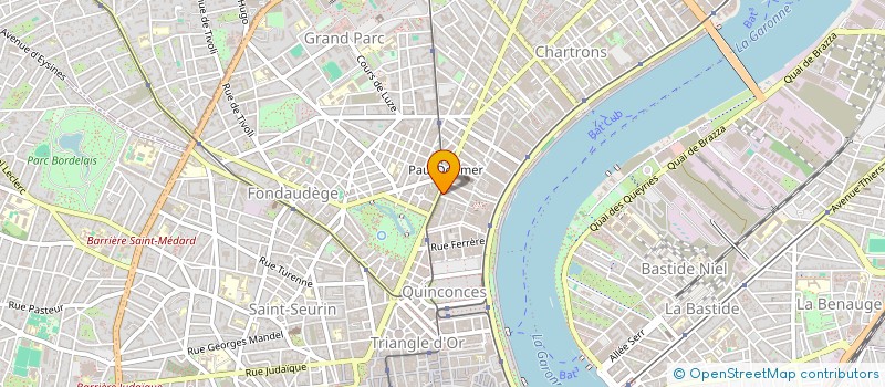 localisation de l'entreprise LES VELOS DE MARGE à BORDEAUX