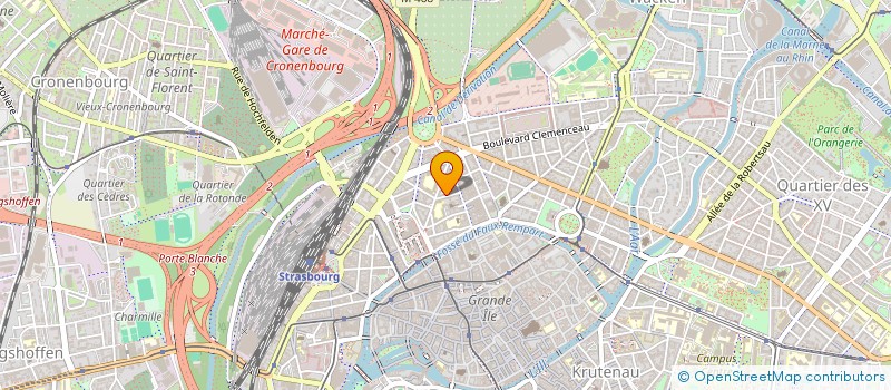 localisation de l'entreprise LES VELOS DU COEUR à STRASBOURG