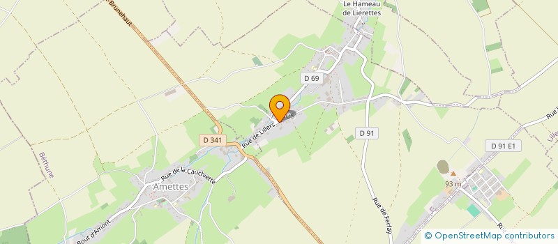 localisation de l'entreprise LES VELOUH  AMES