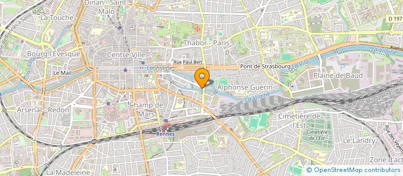 localisation de l'entreprise LES VENDANGES TARDIVES  RENNES