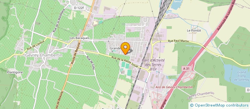 localisation de l'entreprise LES VENDANGEURS GEVREY CHAMBERTIN  GEVREY-CHAMBERTIN