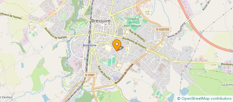 localisation de l'entreprise LES VENDREDIS DE L'ETE  BRESSUIRE