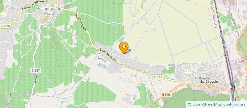 localisation de l'entreprise LES VENFOUX  ROCHEFORT-DU-GARD