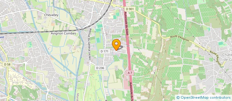 localisation de l'entreprise LES VENTS  MORIERES LES AVIGNON