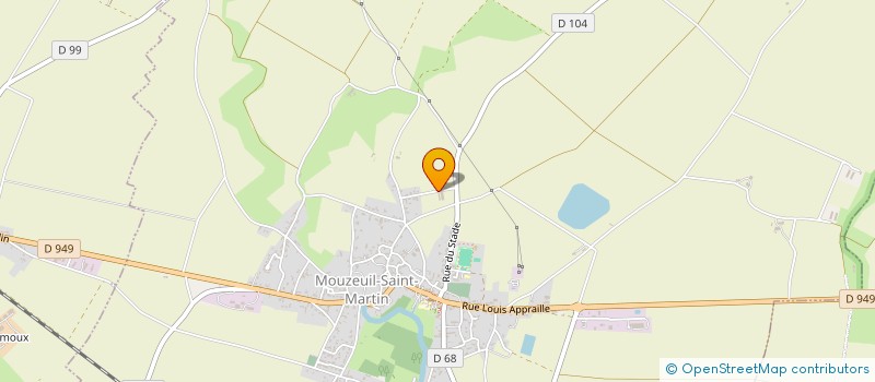 localisation de l'entreprise LES VENTS COURT  MOUZEUIL-SAINT-MARTIN