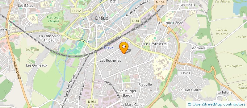 localisation de l'entreprise LES VENTS D ANCHES à DREUX