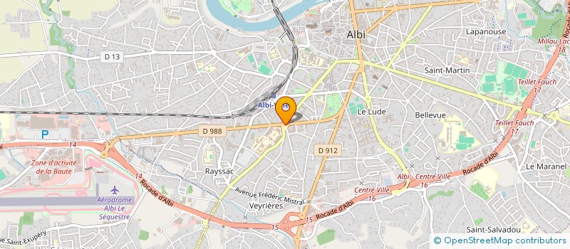 localisation de l'entreprise LES VENTS D'RE-DIS à ALBI