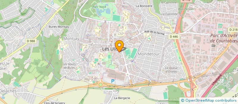 localisation de l'entreprise LES VENTS D'ULYSSE à LES ULIS