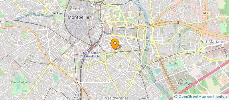localisation de l'entreprise LES VENTS DE MONTPELLIER à MONTPELLIER