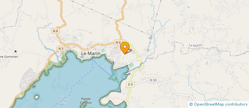 localisation de l'entreprise LES VENTS DES ILES à LE MARIN