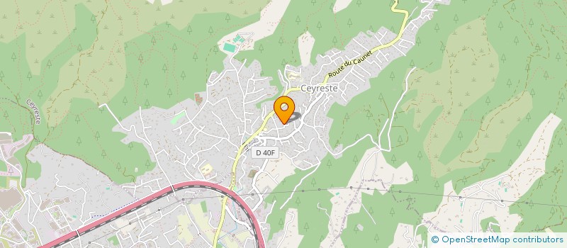 localisation de l'entreprise LES VENTS DES VOILES à CEYRESTE