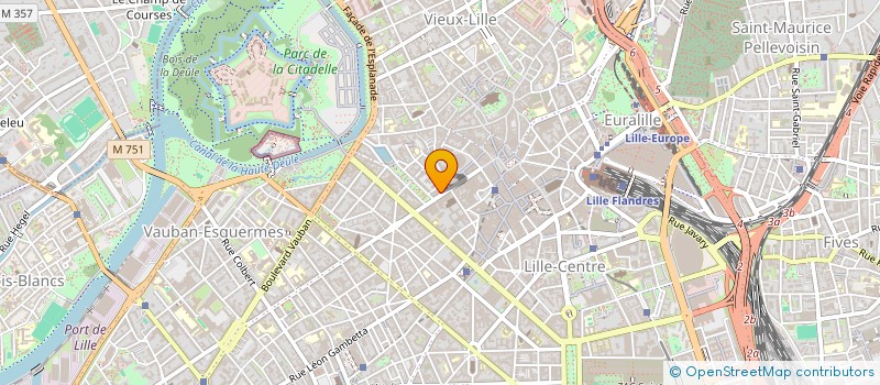 localisation de l'entreprise LES VENTS DU VALLAGE à LILLE