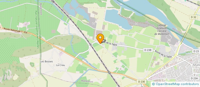 localisation de l'entreprise LES VENTS VIOLENTS  MALLEMORT