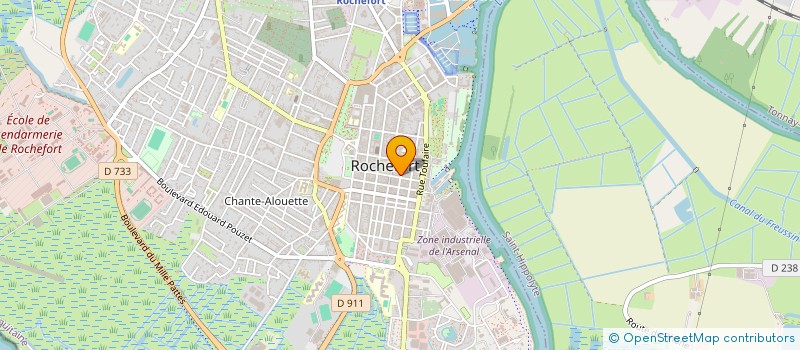 localisation de l'entreprise LES VENUS à ROCHEFORT